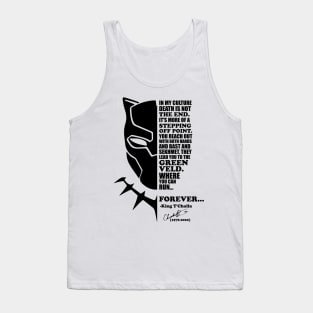 Chadwick Boseman Black Panther Quote Tank Top